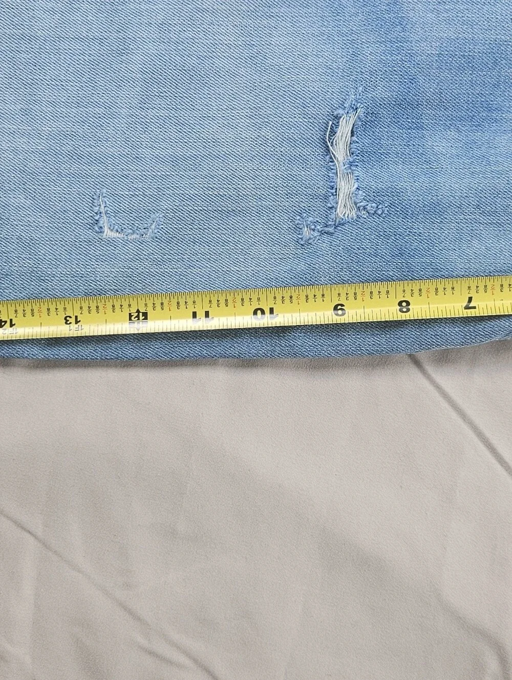 Denim Overall Skirt - Blue
